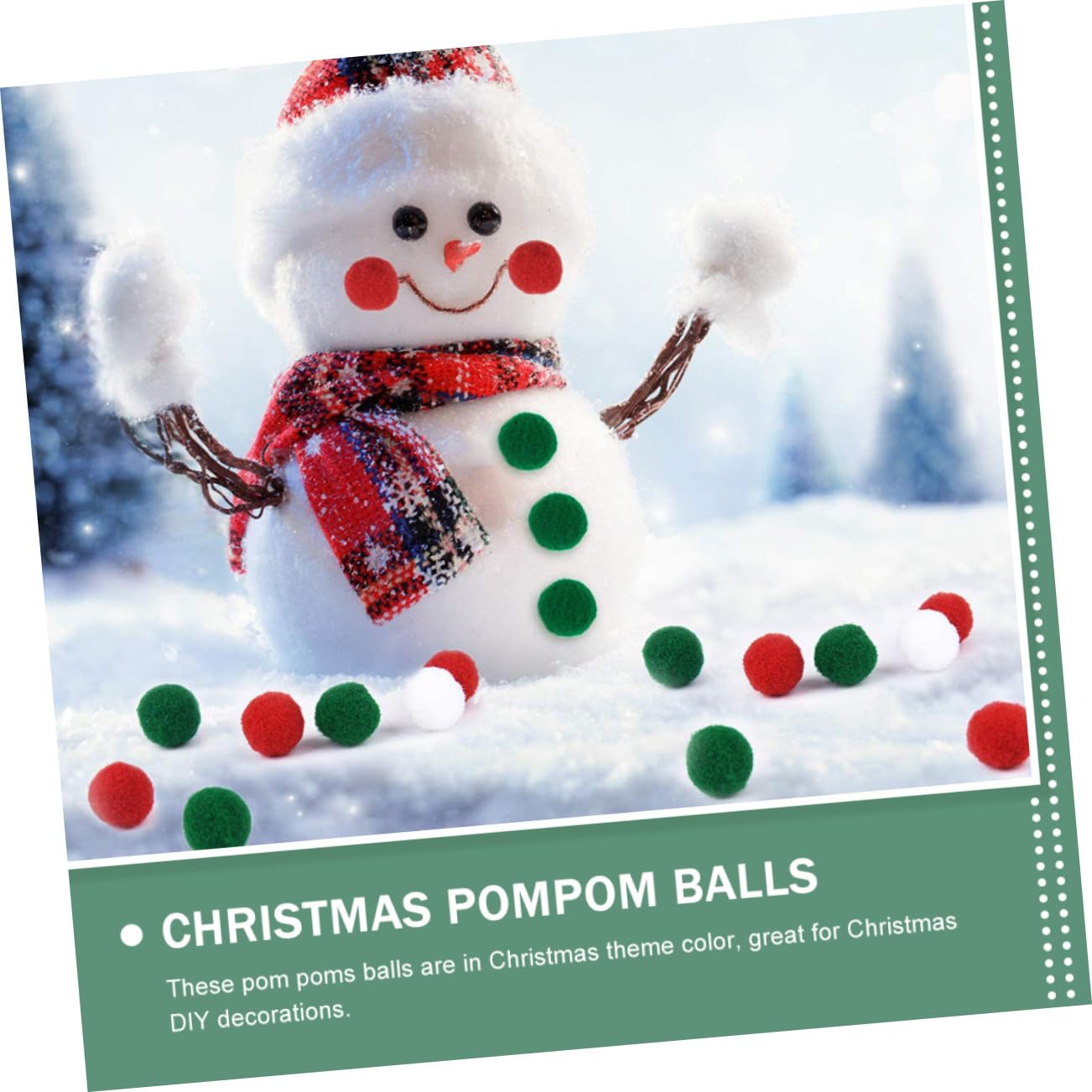Cabilock 3 Set Decorazioni Natalizie Pompon Ornamenti Palline Decorazioni Per L'Albero Di Natale Decorazioni Per Feste Decorazioni Natalizie In Feltro Mini Palline Di 2000 pezzi * 3