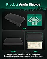 Vista 3 de SCITOO Conjunto de respaldo de asiento delantero para Club Car DS 2000.5-up carrito de golf, cojines de reemplazo de estilo de fábrica