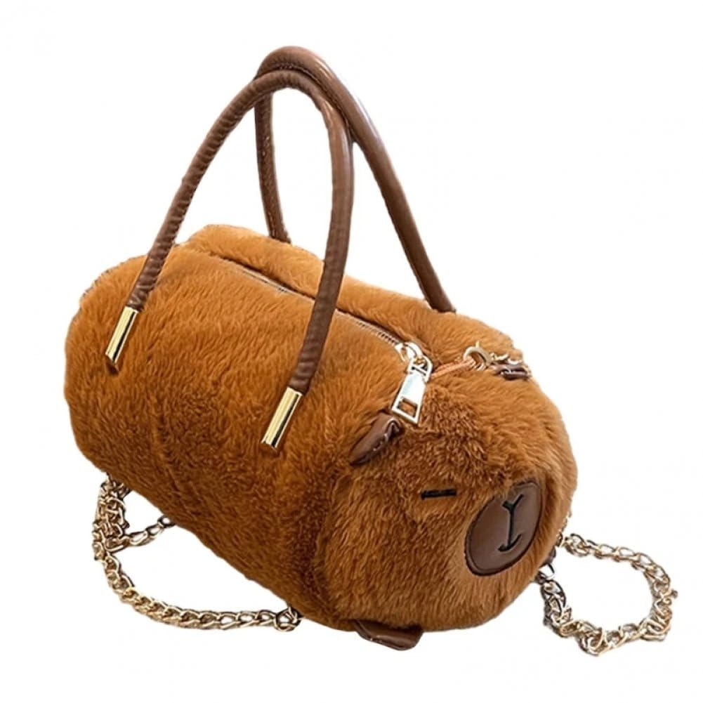 Sac amusant en peluche capybara, idée cadeau originale pour ado