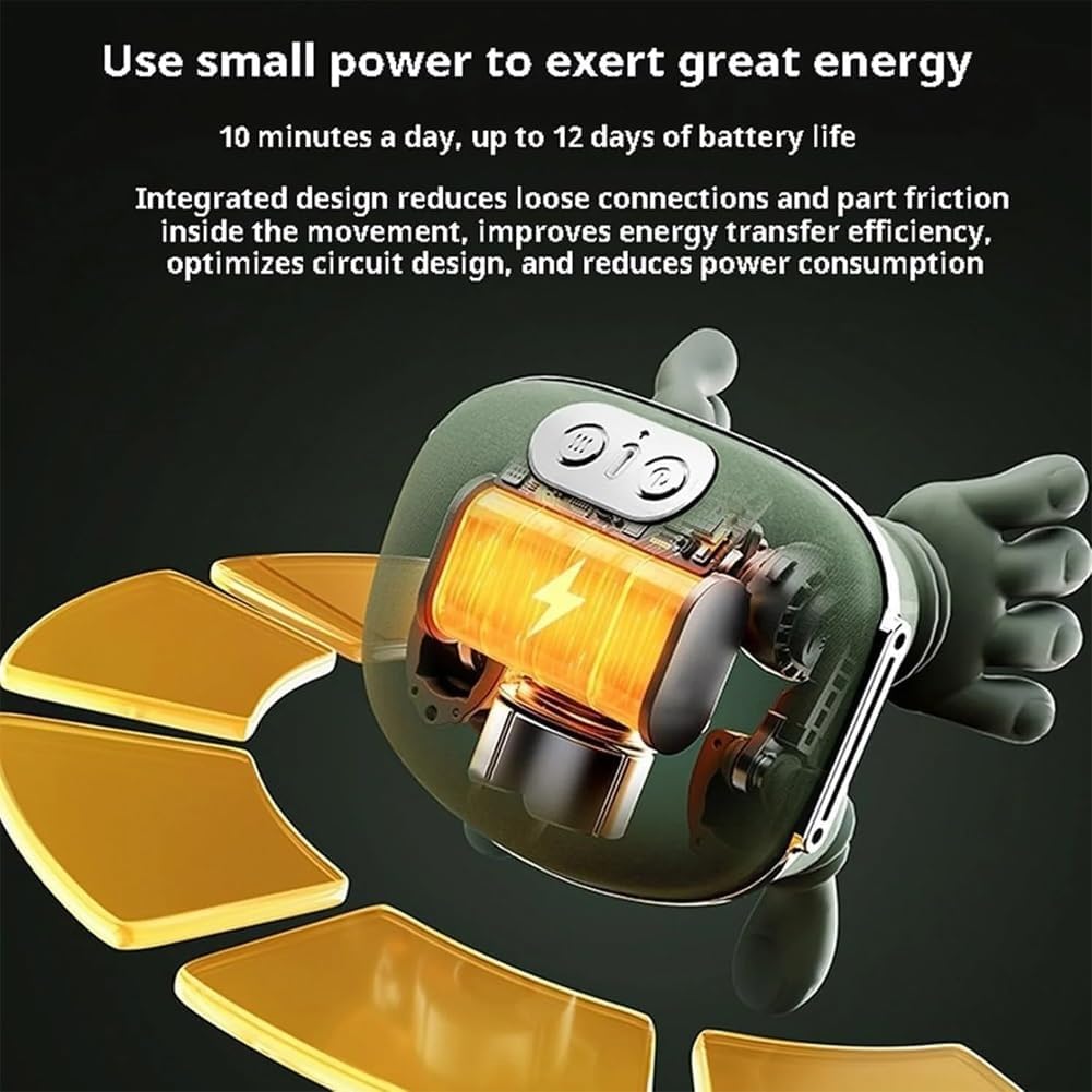 Hand Neck Massager with Fingers Heat Portable Shoulder and Bionic Real Touch NEC Heated Shiatsu Massagers 4d Deep Tissue Back Simulated Kn Masajeador Muscular Electrico Massage Finger - Image 7