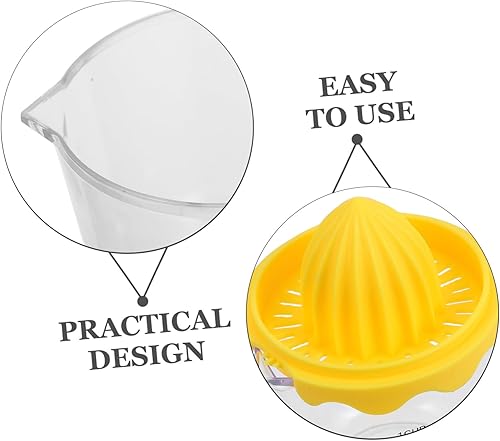 Miniatura 9 de VANZACK Portable Mini Lemon Juicer Manual Hand Squeezer with Handle and Measuring Cup for Citrus Fruits Easy to Use and Lightweight Extractor for