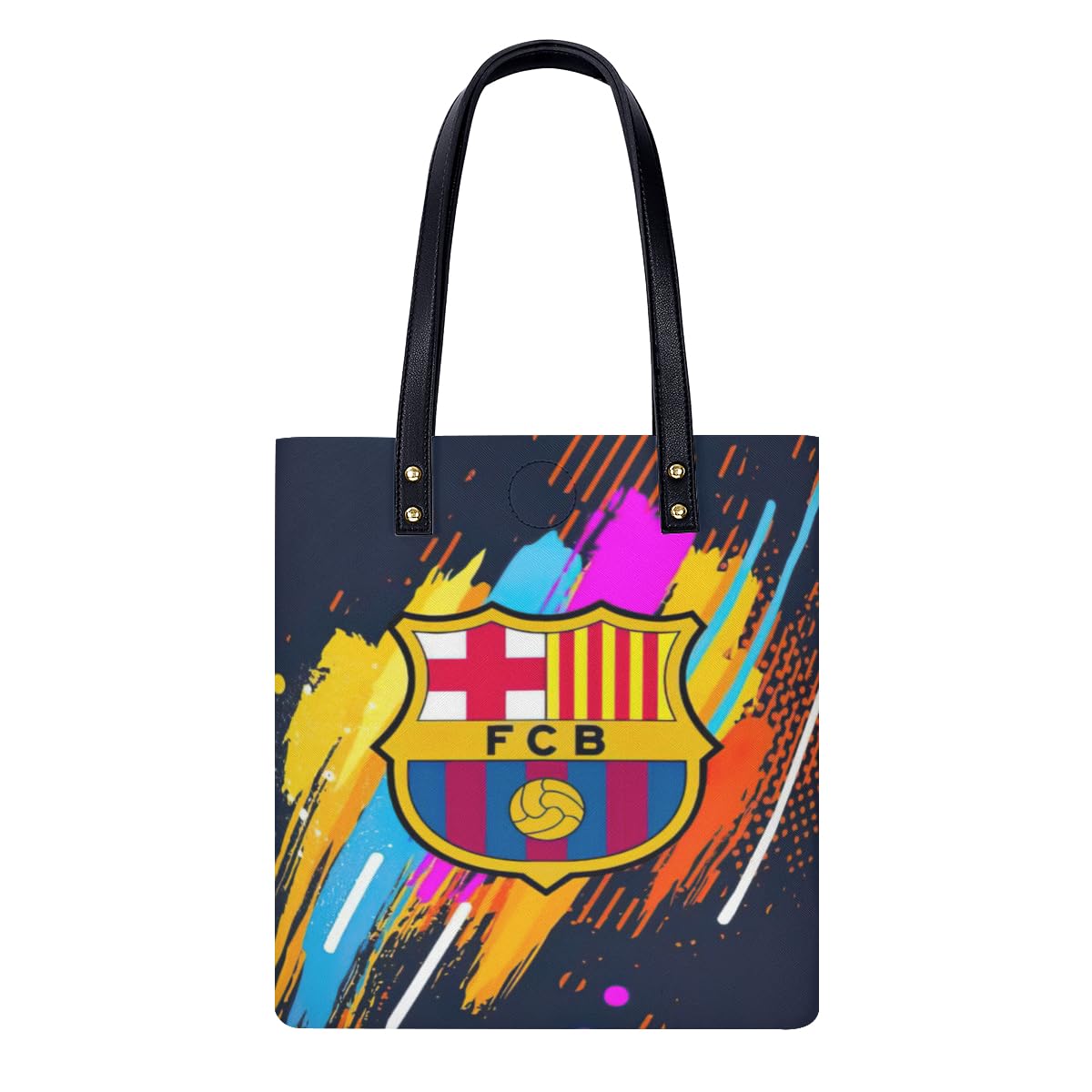 Amazon.co.jp: FCバルセロナ ショルダーバッグ A4 大容量 PUレザー