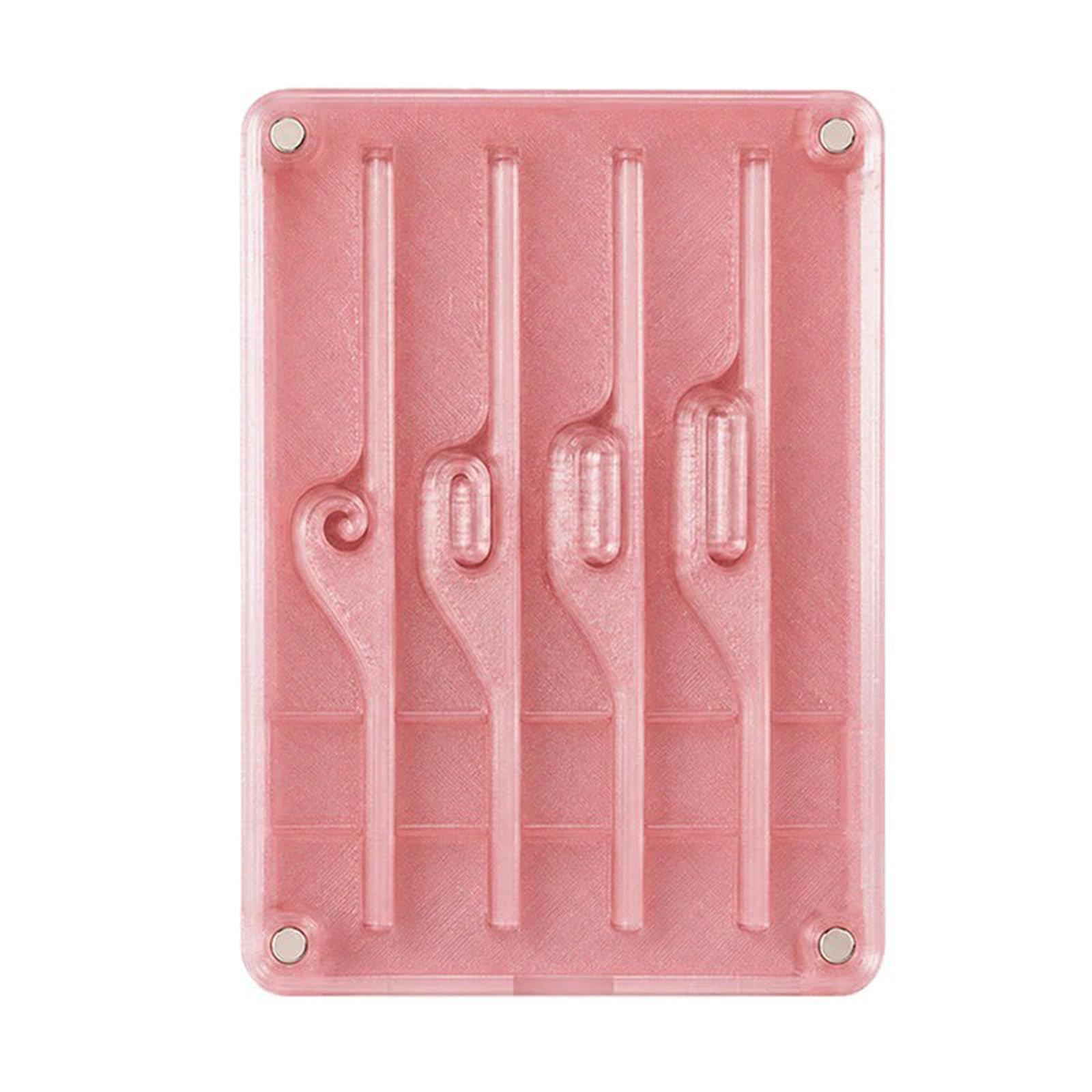 Ecogleam Pink Quilting Seam Ruler Abs Sewing Fabric Positioning Alignment Tool