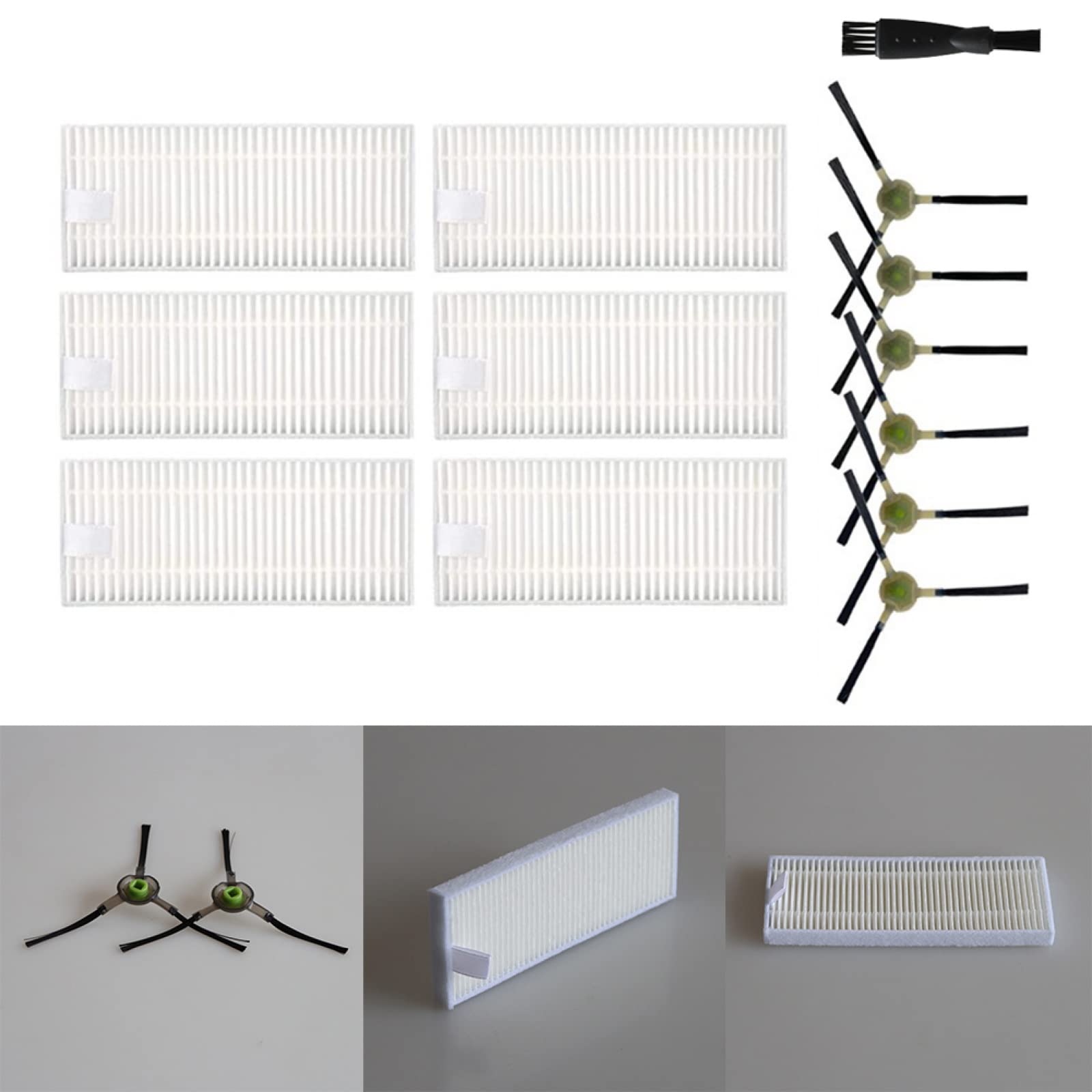 Kit Filtro E Spazzole Laterali Per OKP Life K2 K3 K4 K5 E M210 M210S | Ricambi Originali Per Robot Aspirapolvere - 2