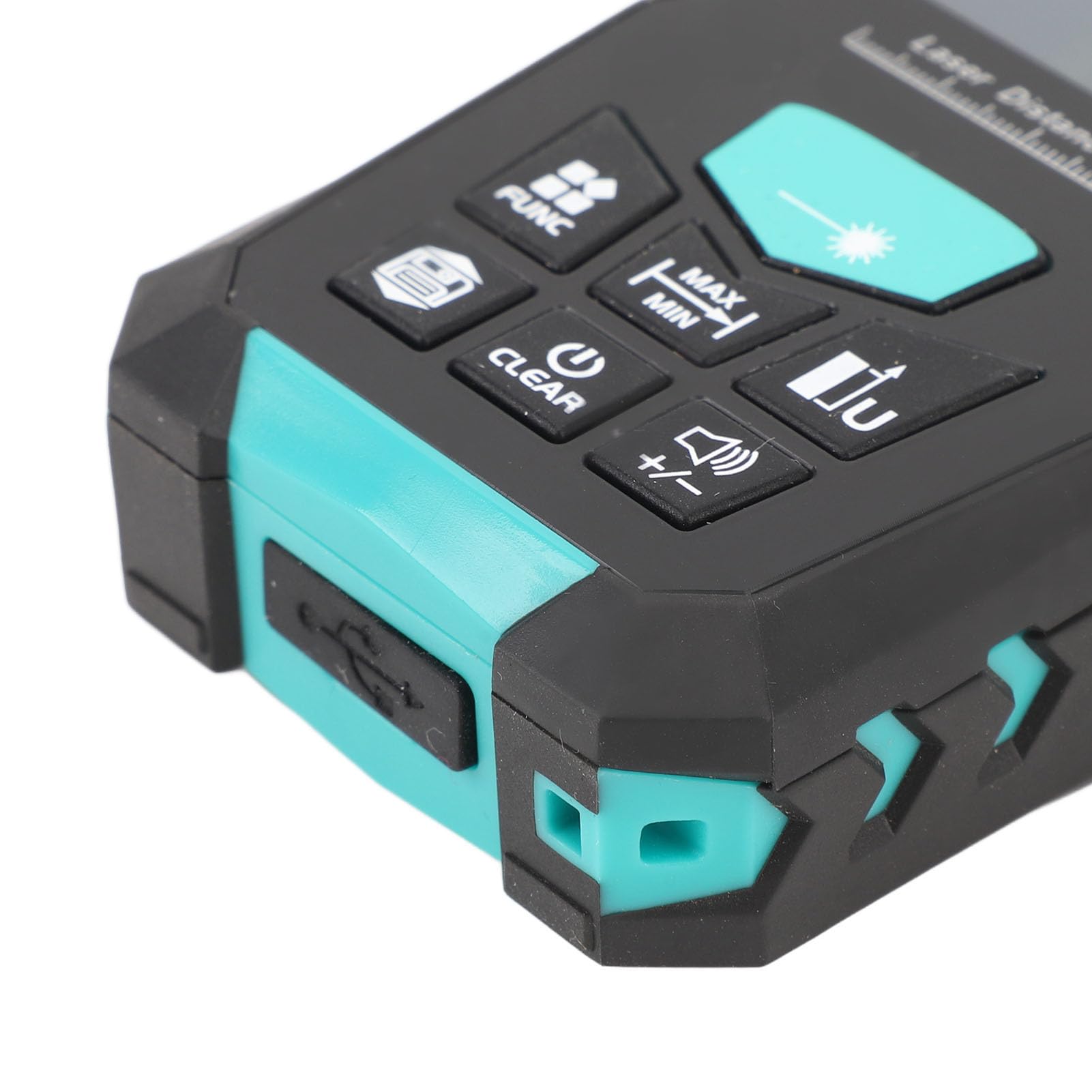 Medidor de Distancia láser de Alcance de 120 Metros con clasificación IP54: Herramienta de medición Recargable por USB con Pantalla retroiluminada de 2,4 Pulgadas y Sensor de