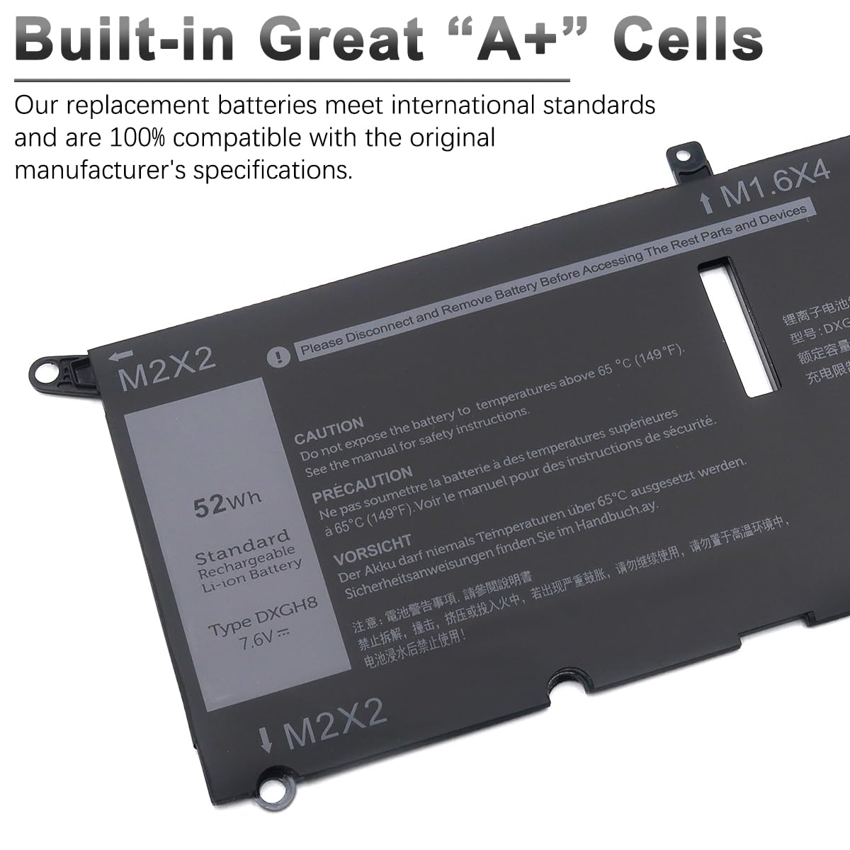 BATTREVO DXGH8 Batterie pour Ordinateur Portable Dell XPS 13 9380 9370 7930 Inspiron 13 7390 7391 2-en-1 5390 5391 7490 Latitude 3301 E3301 Vostro 13 5390 5000 H754V 0H754V G8VCF P82G HK6N5 0H754V BATTREVO DXGH8 Batterie pour Ordinateur Portable Dell XPS 13 9380 9370 7930 Inspiron 13 7390 7391 2-en-1 5390 5391 7490 Latitude 3301 E3301 Vostro 13 5390 5000 H754V 0H754V G8VCF P82G HK6N5 0H754V