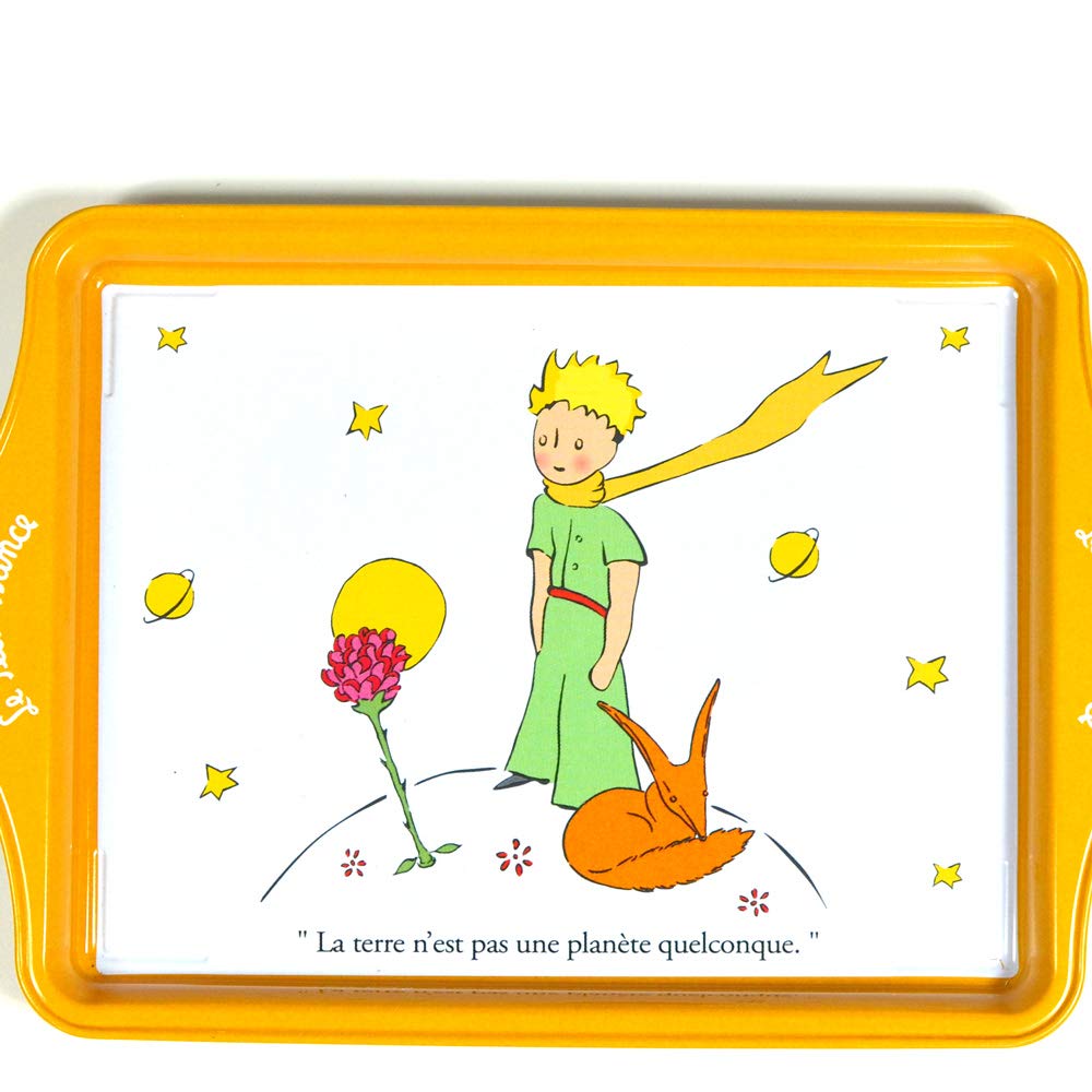 Plateau Le Petit Prince Par Clouet Editions - Métal Rouge - Neuf