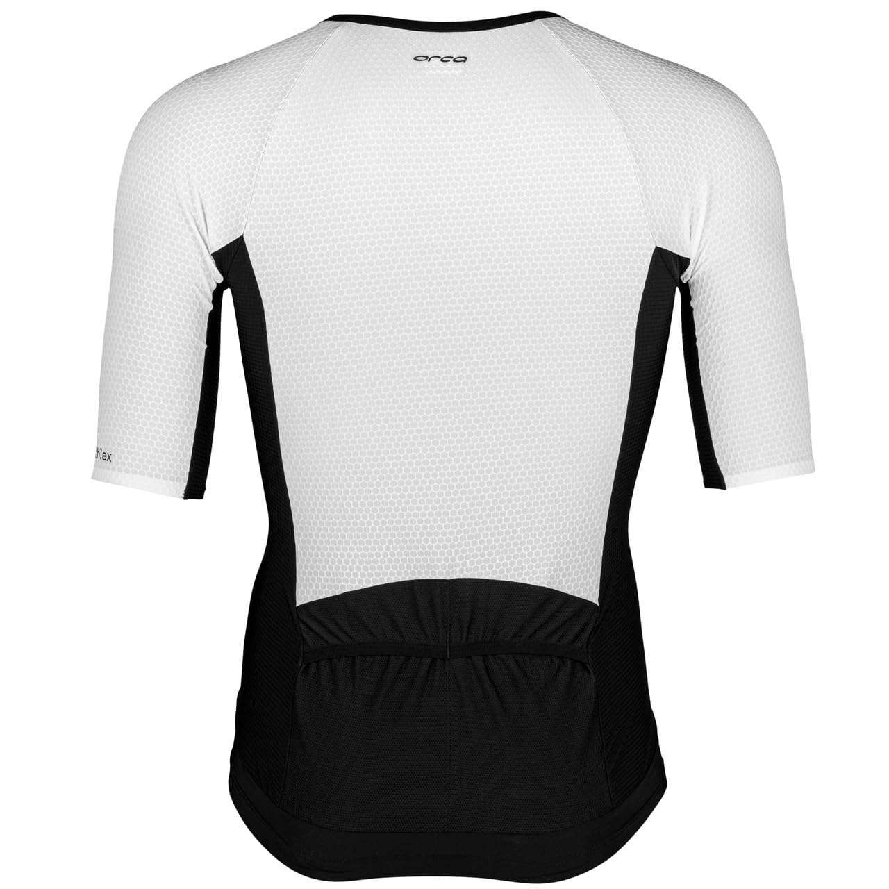 Orca Men's Athlex Sleeved Tri Top (White, Large)