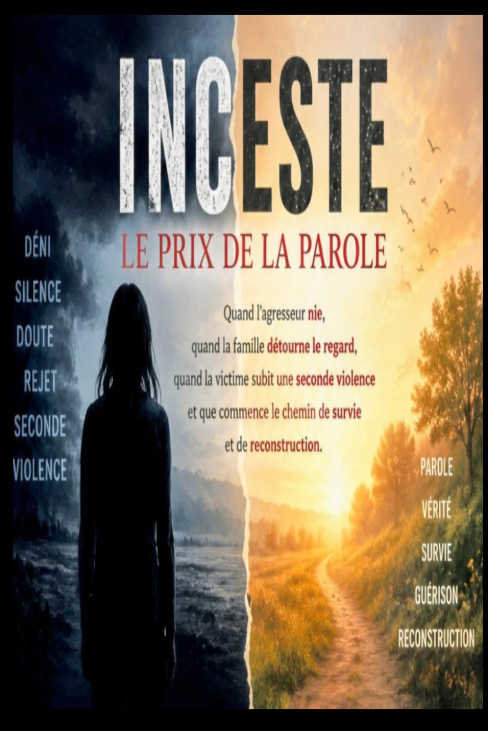 INCESTE : LE PRIX DE LA PAROLE: Quand l'agresseur nie, quand la famille détourne le regard et quand la victime subit une seconde violence et que commence le chemin de survie et de reconstruction