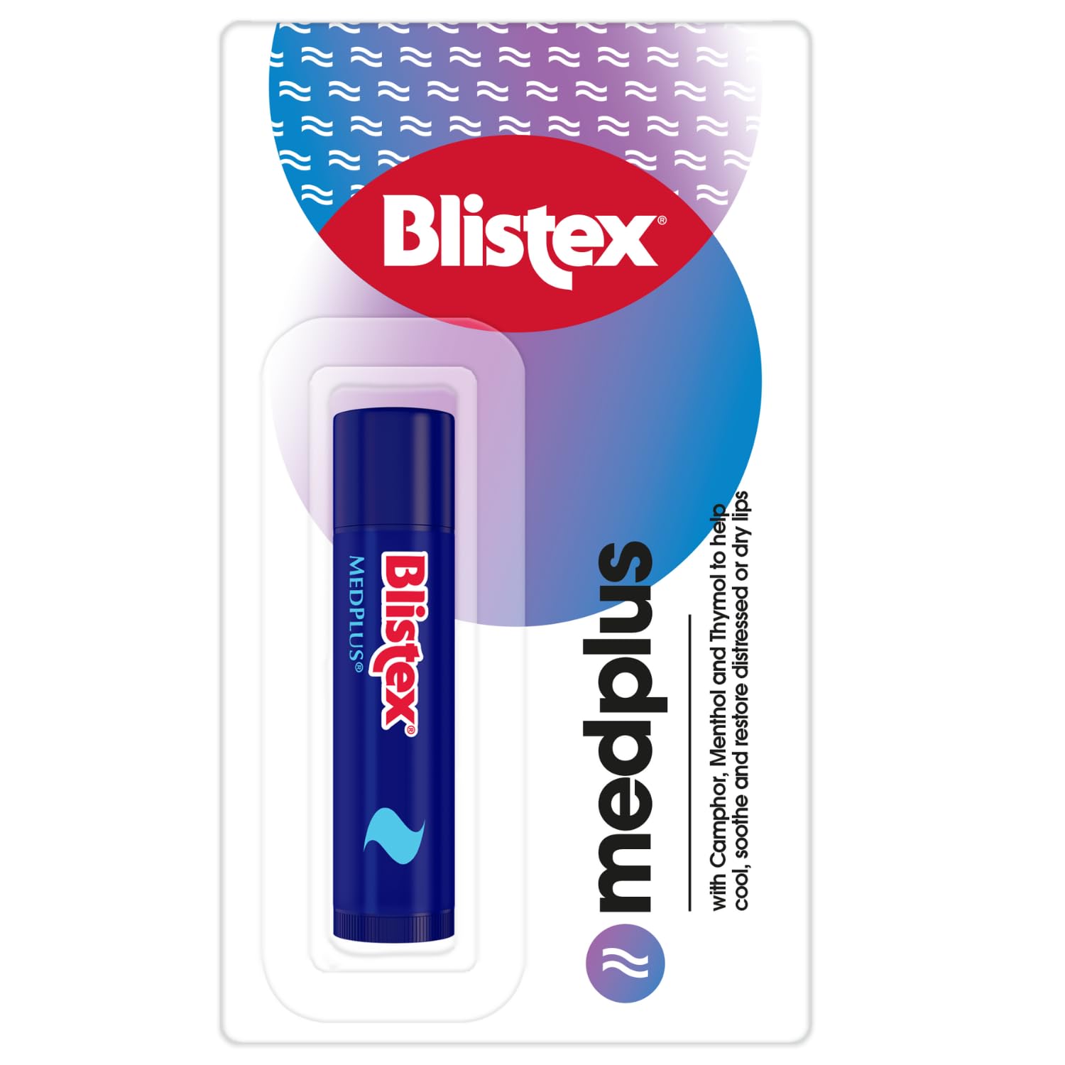 Blistex MedPlus Lip Balm Stick, Helps Soothe Dry and Chapped Lips, Multipack 4.25g x 12