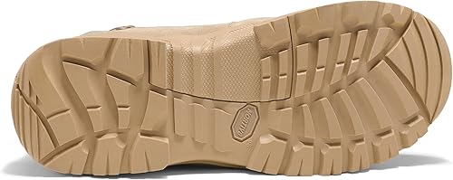 Vista 5 de NORTIV 8 - Botas de trabajotácticasmilitares para hombre, botas de cuero con cremallera lateral para combate o motocicleta (6-8pulgadas)