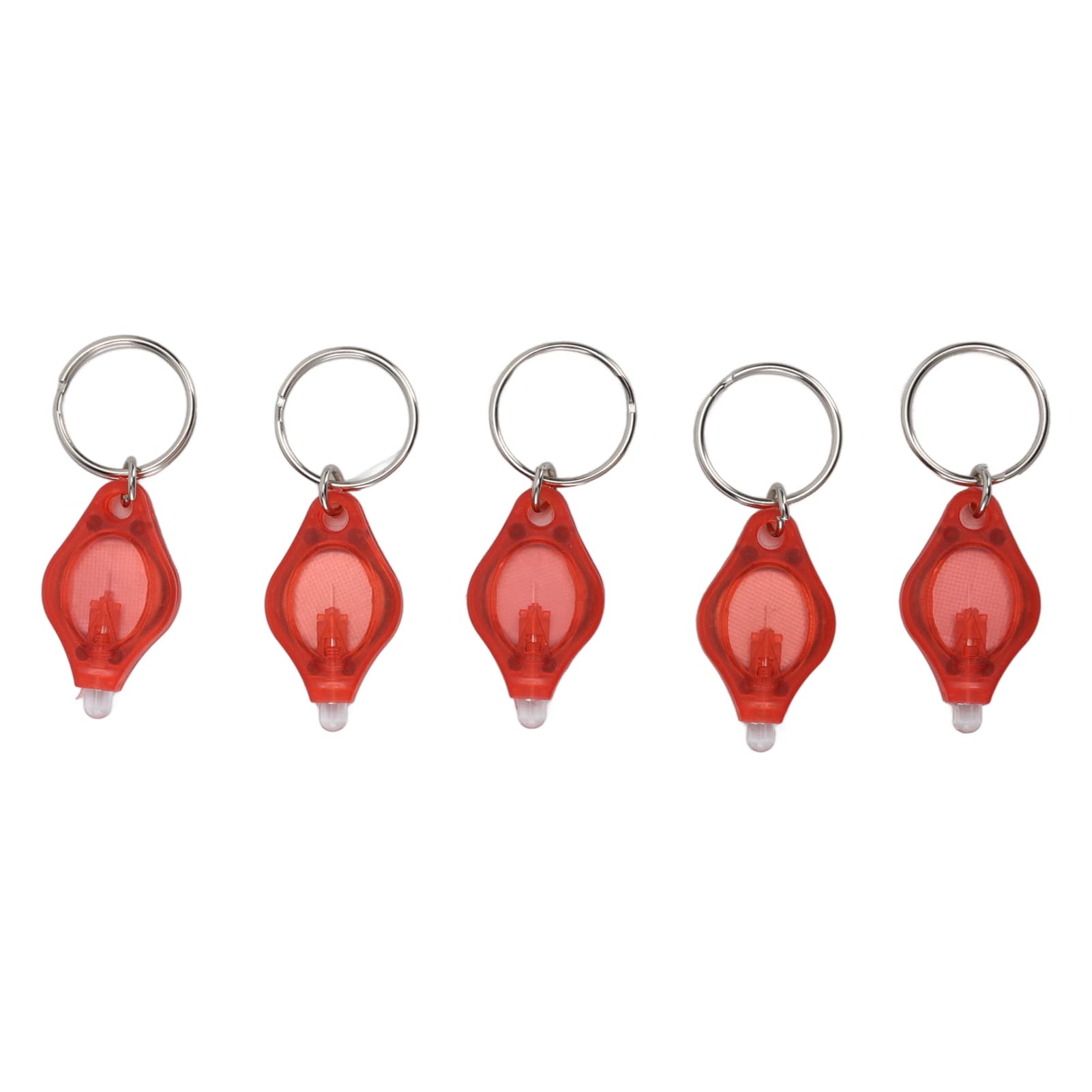 TrustFire Mini torcia portachiavi 2 in 1 torcia rossa 5 modalità di luce LED torcia piccola torcia per campeggio, escursionismo, visione notturna, emergenza grigio