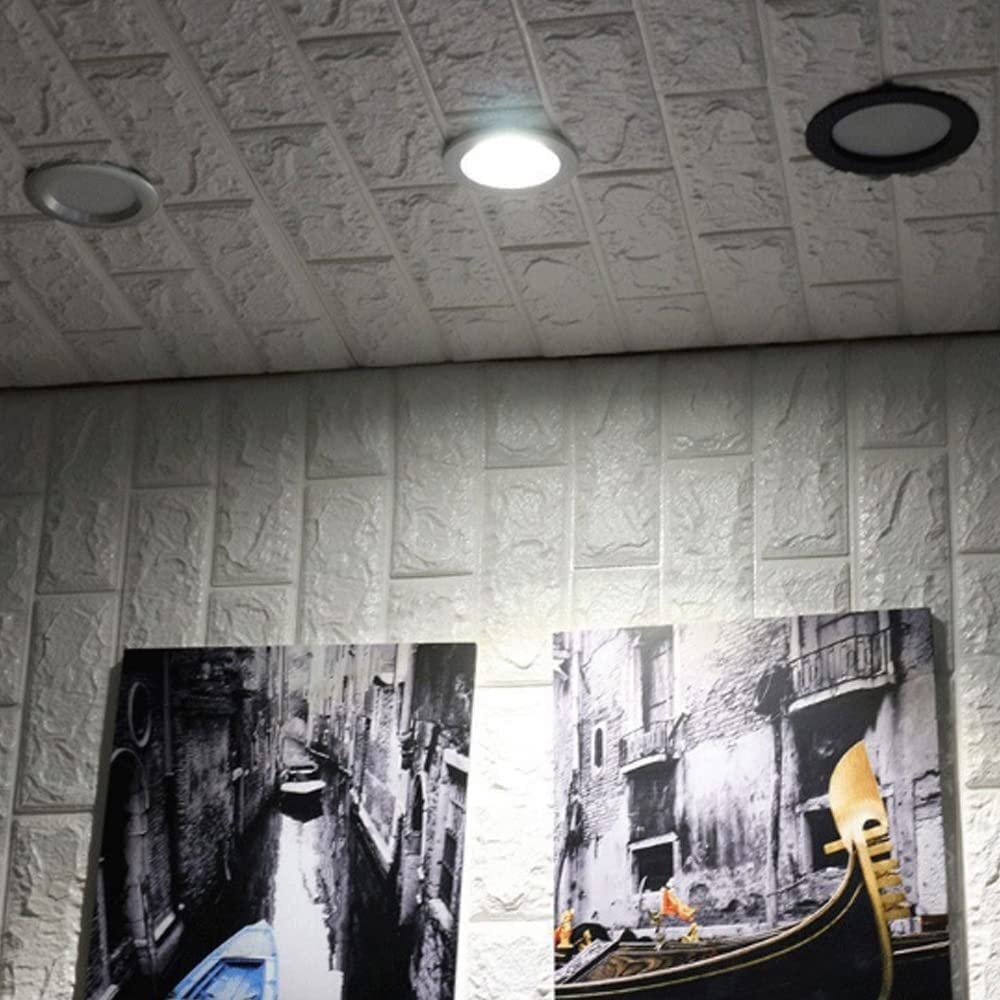 Lámpara de Pared LED empotrable de 15 W: Elegante Foco para Sala de Estar, Dormitorio, Pasillo, balcón y más. Luz cálida de 4000 K (luz Neutra).