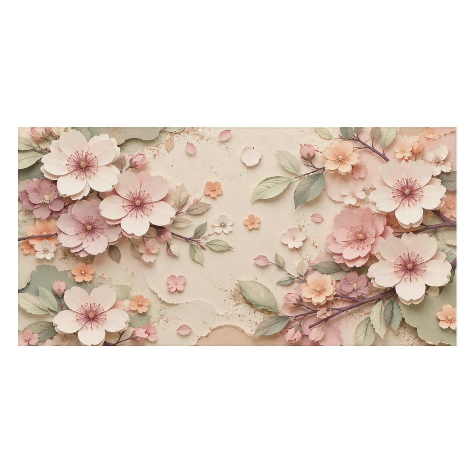 Anceky Floral Cherry Blossom Oversized Beach Towel Quick Dry Sand Free Microfiber Travel Towel Lightweight Multi Purpose Beach Blanket Pool Gym Bath Towel 63x31 in