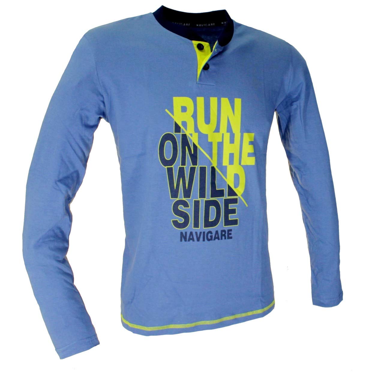 Pigiama Ragazzo Navigare Cotone Jersey Manica Lunga 10-12-14-16 Anni 215583