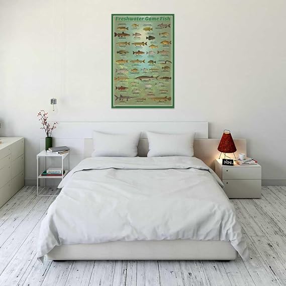 Scorpio Posters Fresh Water Game Fish Poster - 24 x 36