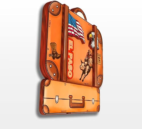 Miniatura 2 de El Paso Texas USA America - Imán para nevera de madera, colección 3D, hecho a mano, viajes, ciudad, recuerdos, refrigerador, decoración del hogar,