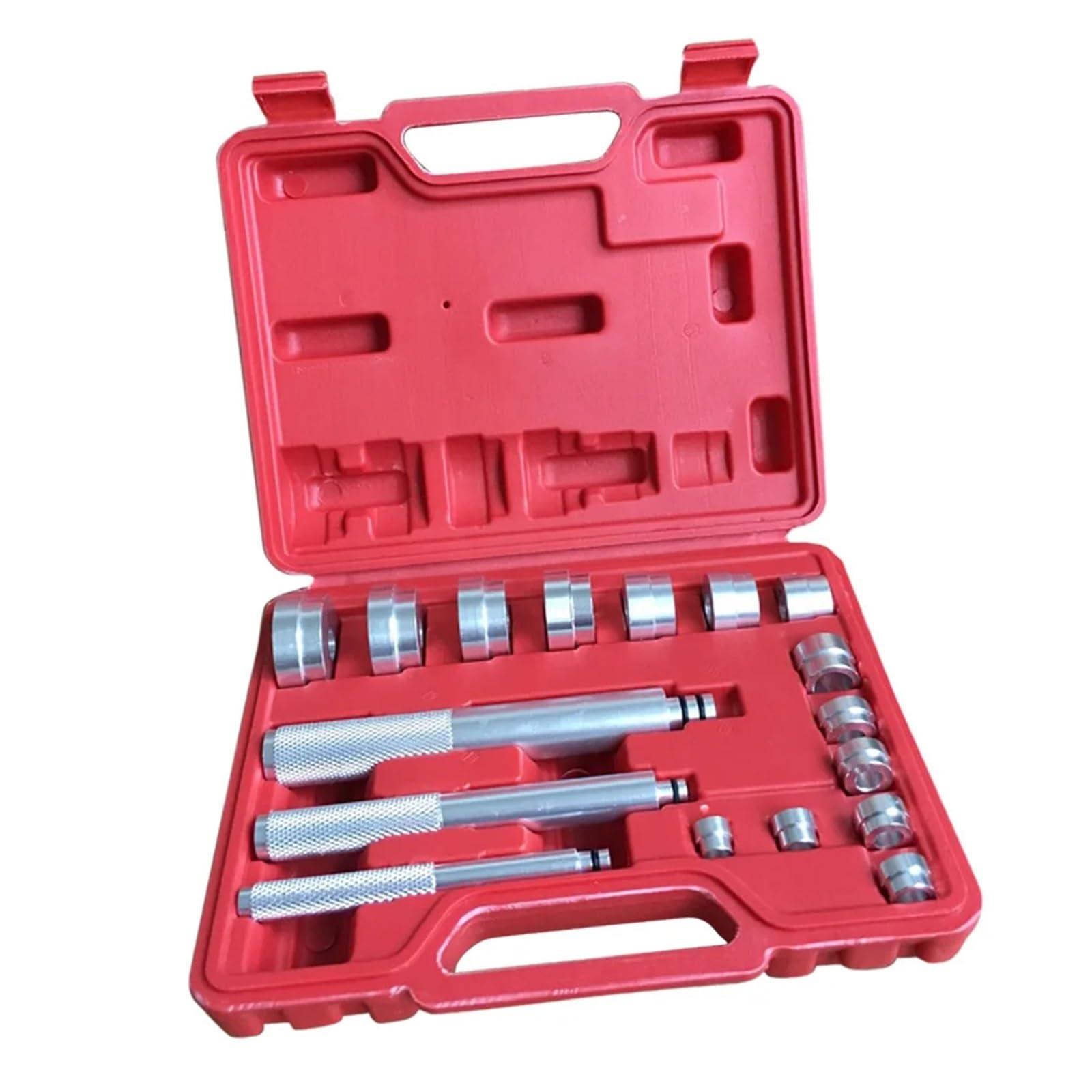 Kit d'outils d'installation et d'insertion de Douilles et de roulements, 17 pièces/Ensemble, avec étui, Outils manuels pour Voiture Outil Extracteur Roulement Douilles