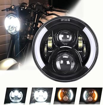 7 Inch Led Motorcycle Headlight with DRL Turn Signal Lights for Motorcycle Signal Headlight