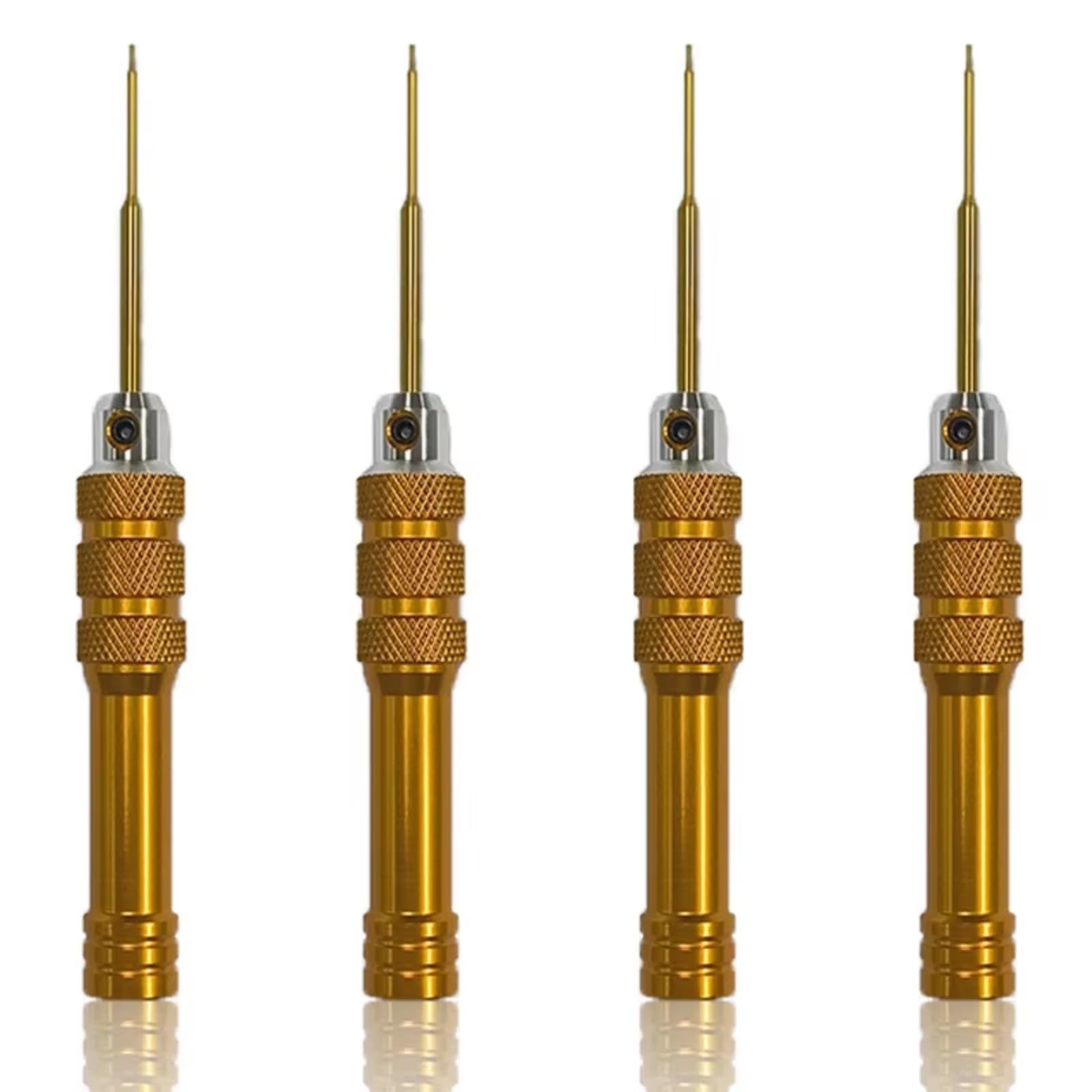 RC Strumento Smontaggio per Parti Universali Auto RC Cacciaviti Esagonali da 0,9 Mm E 1,27 Mm Set di Strumenti per La Riparazione di Modelli in Metallo RC.(Yellow)