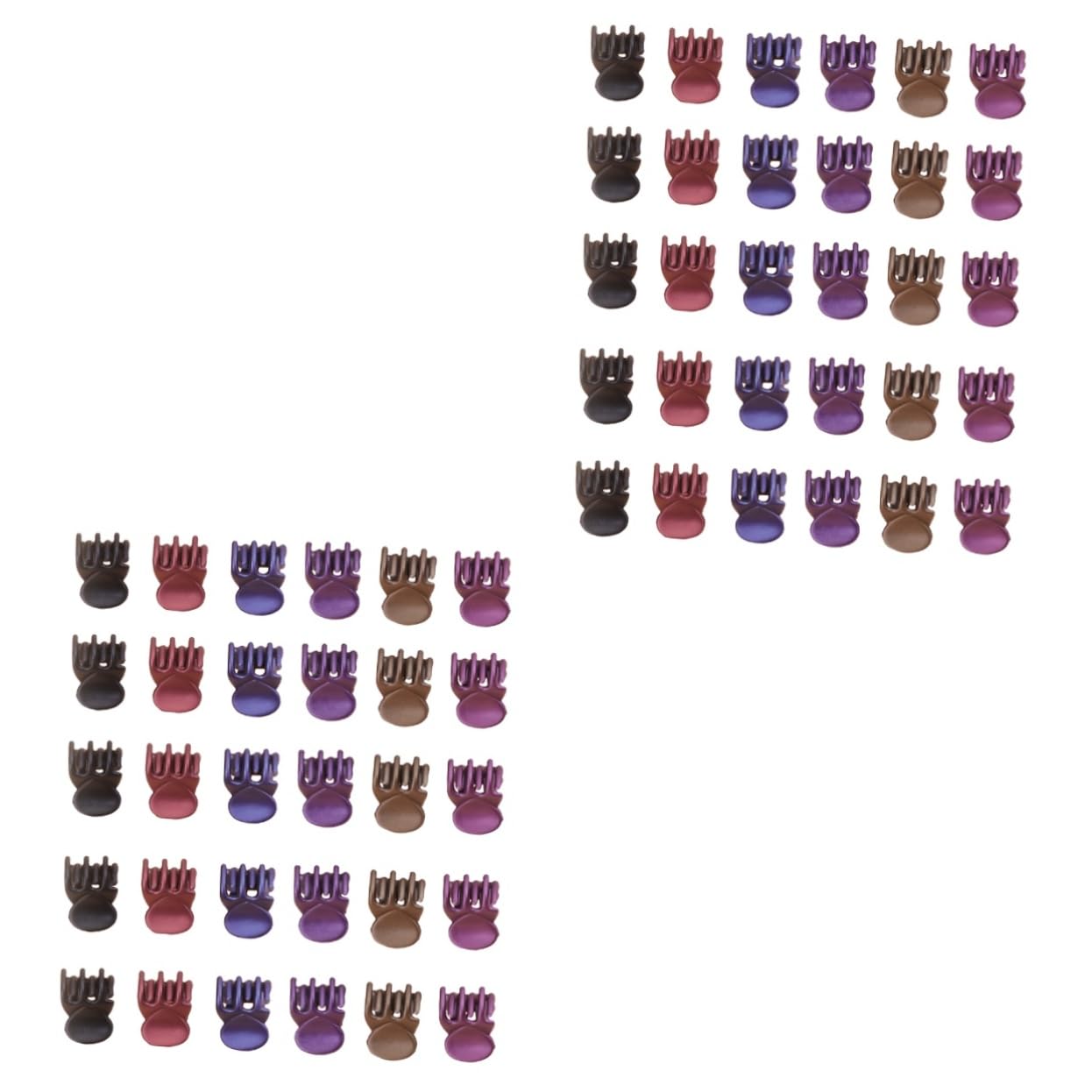 FRCOLOR 144 Piezas Pinza Para El Pelo Clip De Mandíbula De Mini Clip De Garra Pasador De Garras De Pelo Pinza De Pelo De Garra Mini Garra De Pelo Europeo y Americano Accesorios
