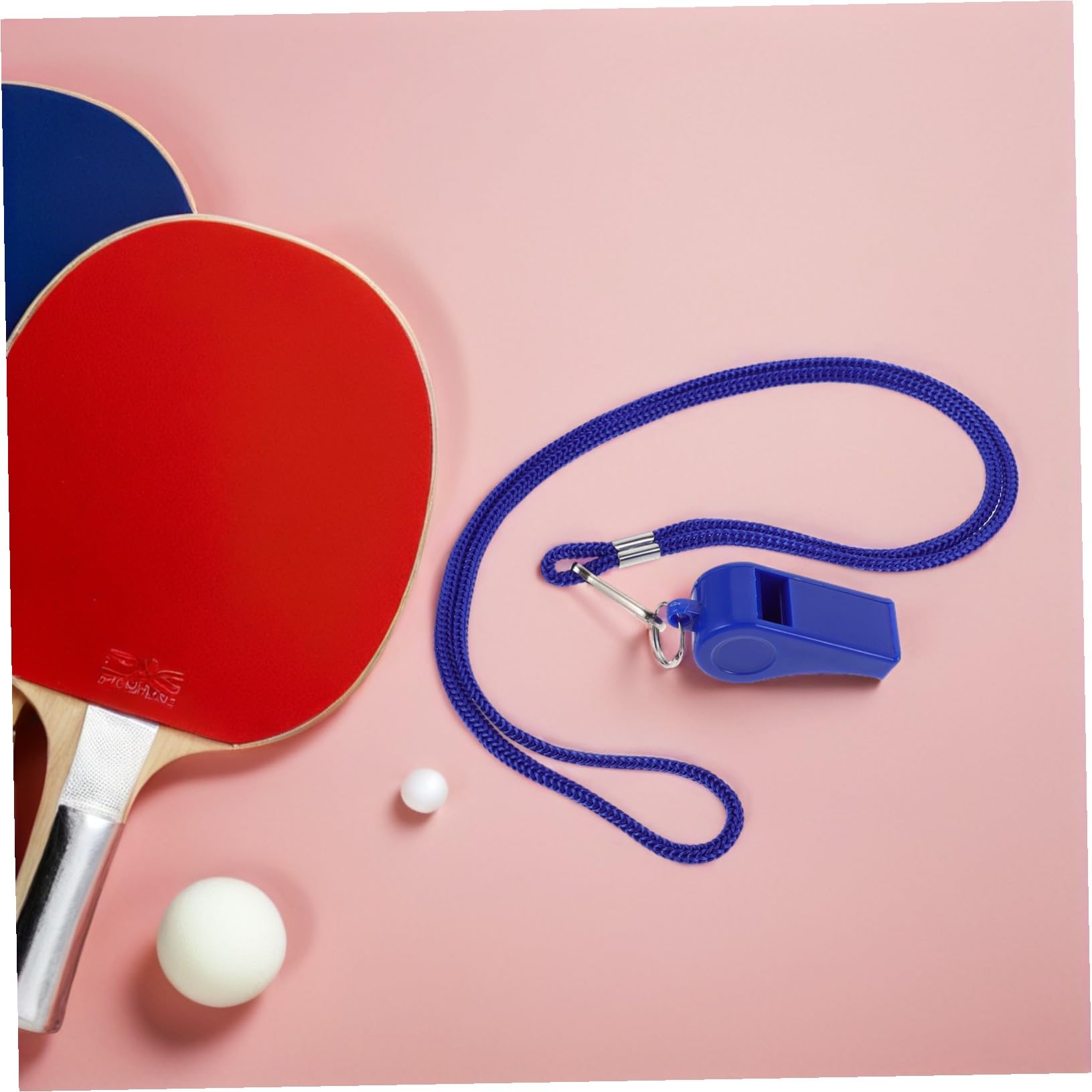 Gatuida Fischietto di Sopravvivenza All'aperto Blu in Plastica 36 Pezzi | Cordino Incluso, Suono ad Alto Decibel, Design Leggero e Resistente, per Camping e Calcio