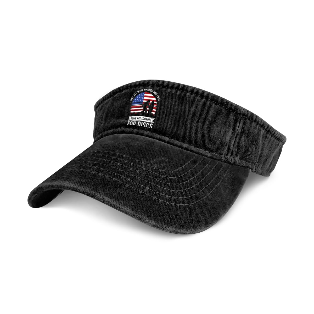 America Flag Bigfoot Sasquatch Sun Visor Hats Sport Wear Athletic Hat for Women and Men Golf Cap