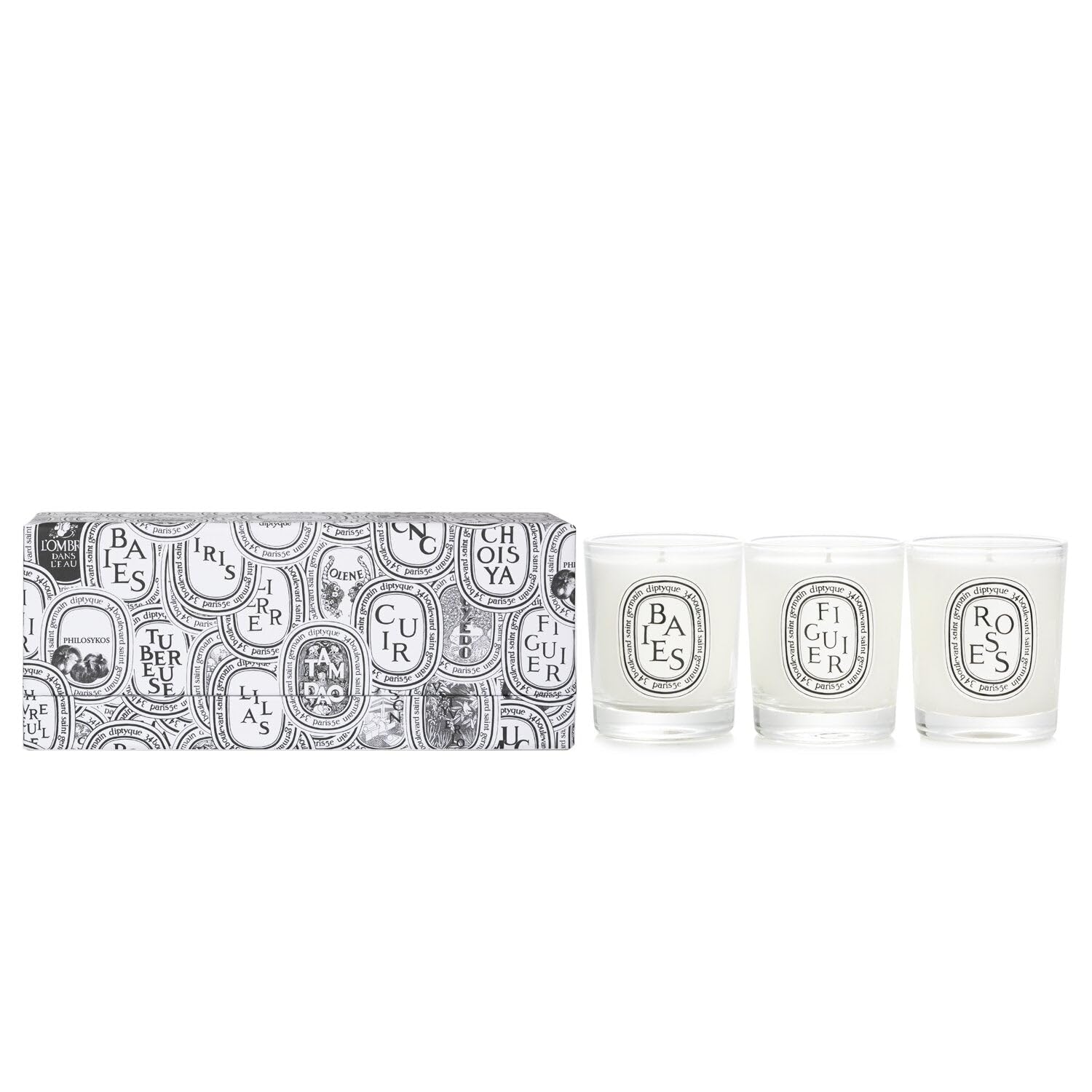 Amazon.co.jp: DIPTYQUE Baies Roses & Figuier 香り付きキャンドル 3 
