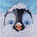 ZSNUOK 5D DIY Diamond Painting by Number Kit for Adults or Kids, Full Special Shaped Drill Embroidery Art Craft Mosaic Making Supplies Paint with Diamonds for Home Wall Decor Cute Penguin 10x10 inches