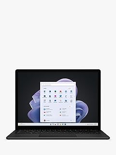 Microsoft Surface Laptop 5-15” PixelSense Touchscreen – i7-1255U (10 Cores, 4.7GHz), 1TB NVMe, 8GB LPDDR5X, Iris Xe Graphics, WIFI 6 & BT 5.1, Backlit Keyboard, Windows 11 Pro - Black (Renewed)