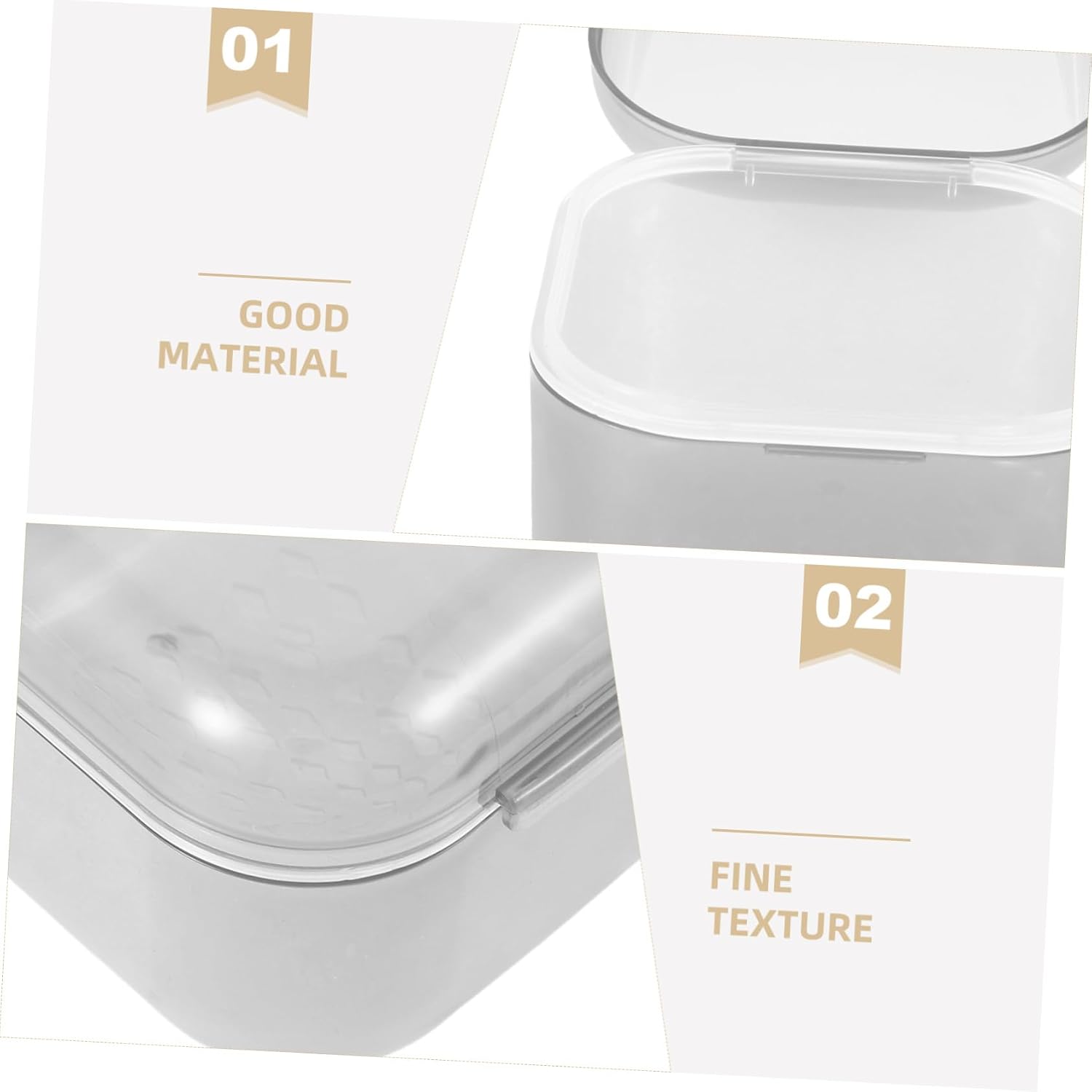 Mikinona Nail Cleaning Box Capacity Tray for Nail Art Tools Portable and Efficient Storage Organizer for Manicure and Pedicure Needs for Salons and Home Use