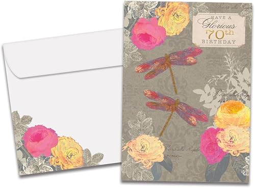 Tree-Free Greetings Tarjeta de felicitación de cumpleaños Milestone con sobre a juego, respetuosa con el medio ambiente, fabricada en Estados