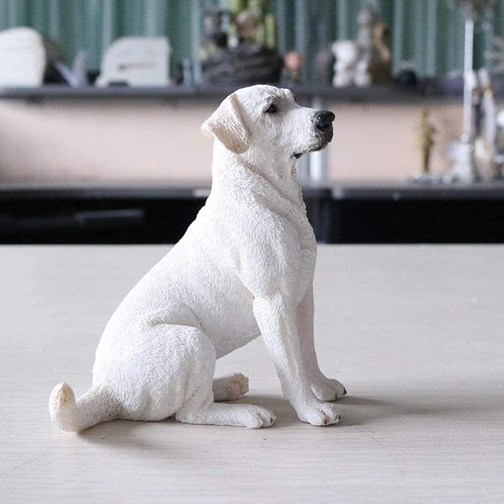 Figur Schreibtischeinrichtung Garten Geschenke Sammelfiguren Dekorationen Ornamente Statuen Künstliche Tiere Labrador