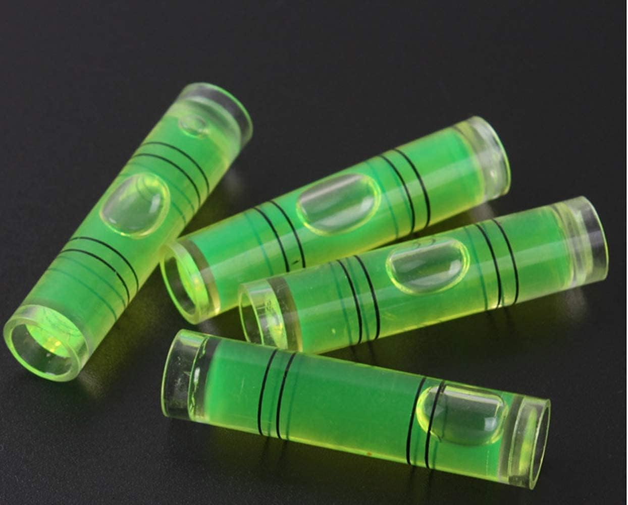 10 Pack Mini Bubble Spirit Level Gradienter Inclinometer - Small Bubble Tube Vial Frame Mural Hanging
