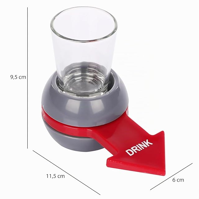 Foto 6 de 6 de FunX Shot Spinner - Divertido giro de botellas con vaso de chupito y flecha