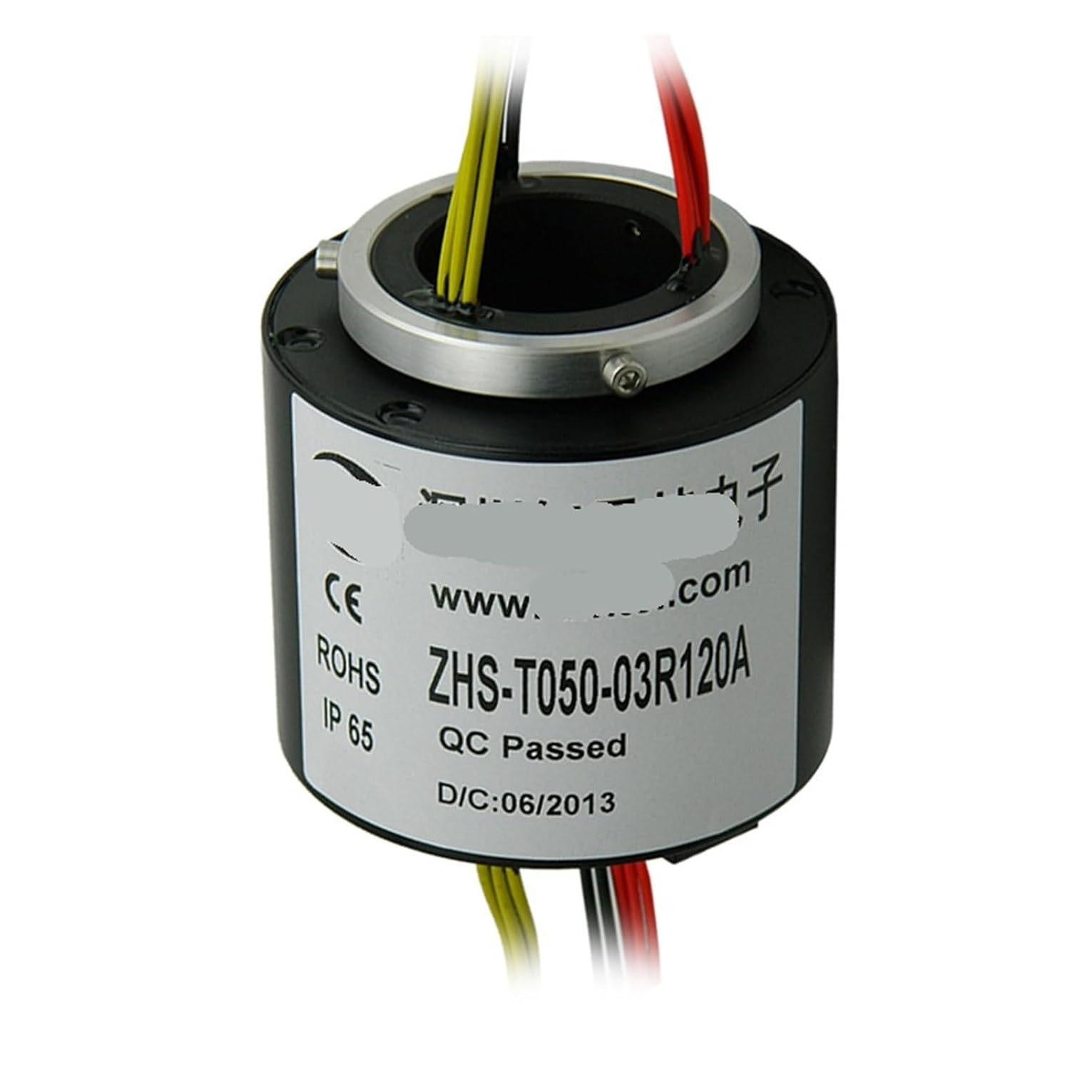 360 Degree Rotary Joint Aperture 50 Outer Diameter 120mm Through Hole Slip Ring