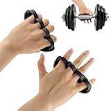 Anti-Slip Workout Grips: New Rubber Gym Grips Deadlifts Palm Protection Gloves for Weight Lifting, Dumbbell, Deadlift, Bar Pad Pull Up Grippers, Gym Training and Exercise for Men Women