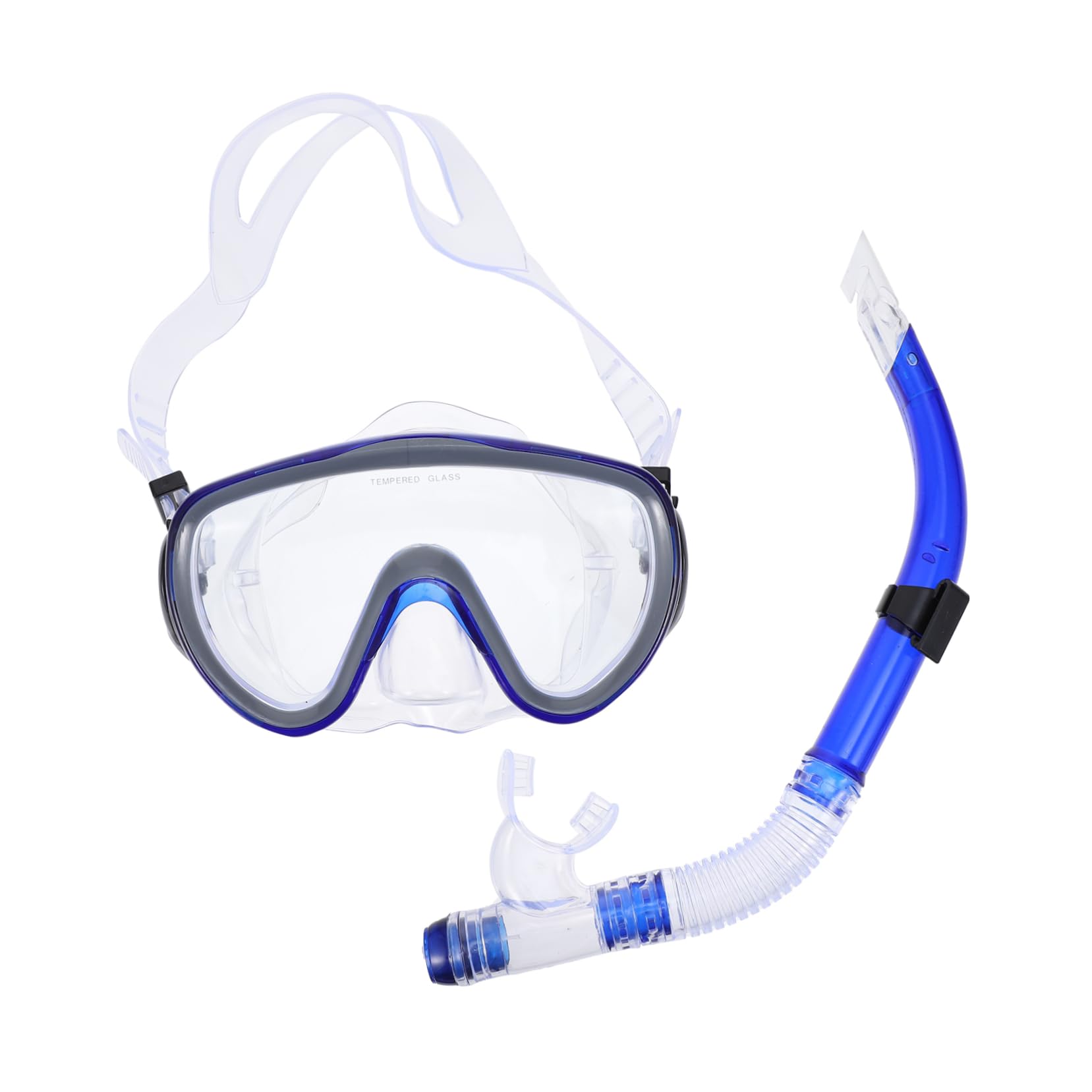 BESPORTBLE Adult Snorkeling Equipment Diving Mask and Set Wide-Angle Vision Dry and Comfortable Silicone