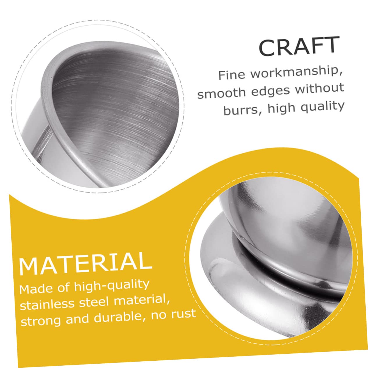 SOLUSTRE 4 Sätze Kleine Teetasse Rostfrei Tassen Faltbar Reisen Haushaltstea Becherbecher Aus Edelstahl Edelstahlbecher Teegeschirr Kaffeetasse Edelstahl Metallbecher Silber 2 Stücke * 4