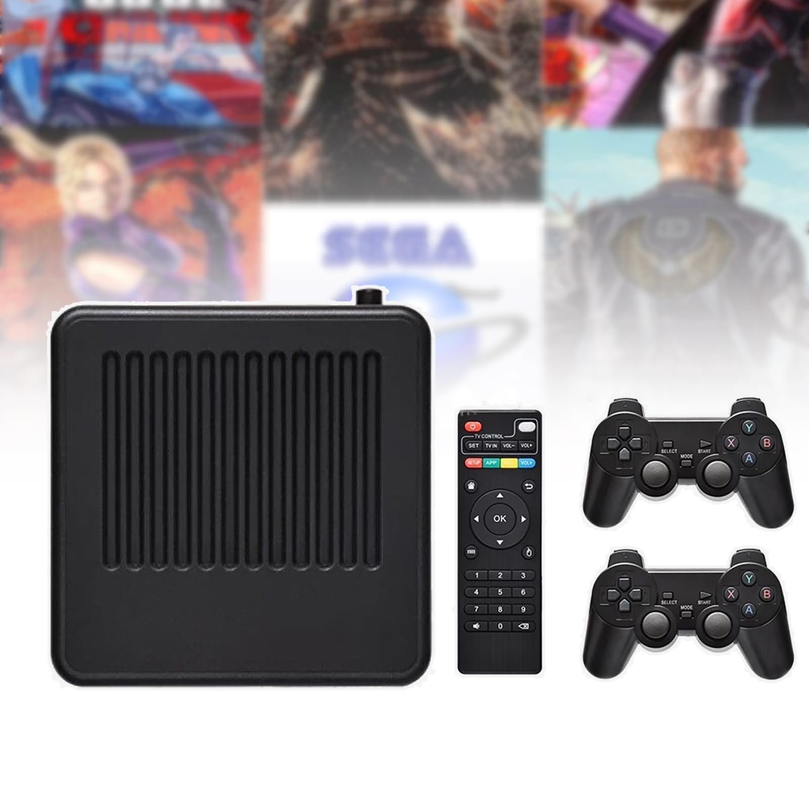 Konsola Do Gier Wideo, Konsola Do Gier Z Dwoma Kontrolerami, 64/128/256G, 256G 60 000+ Gier, Plug And Play + Wyjście 4K HD, Maksymalna Obsługa 60+ Klasycznego Symulatora Gier,64G