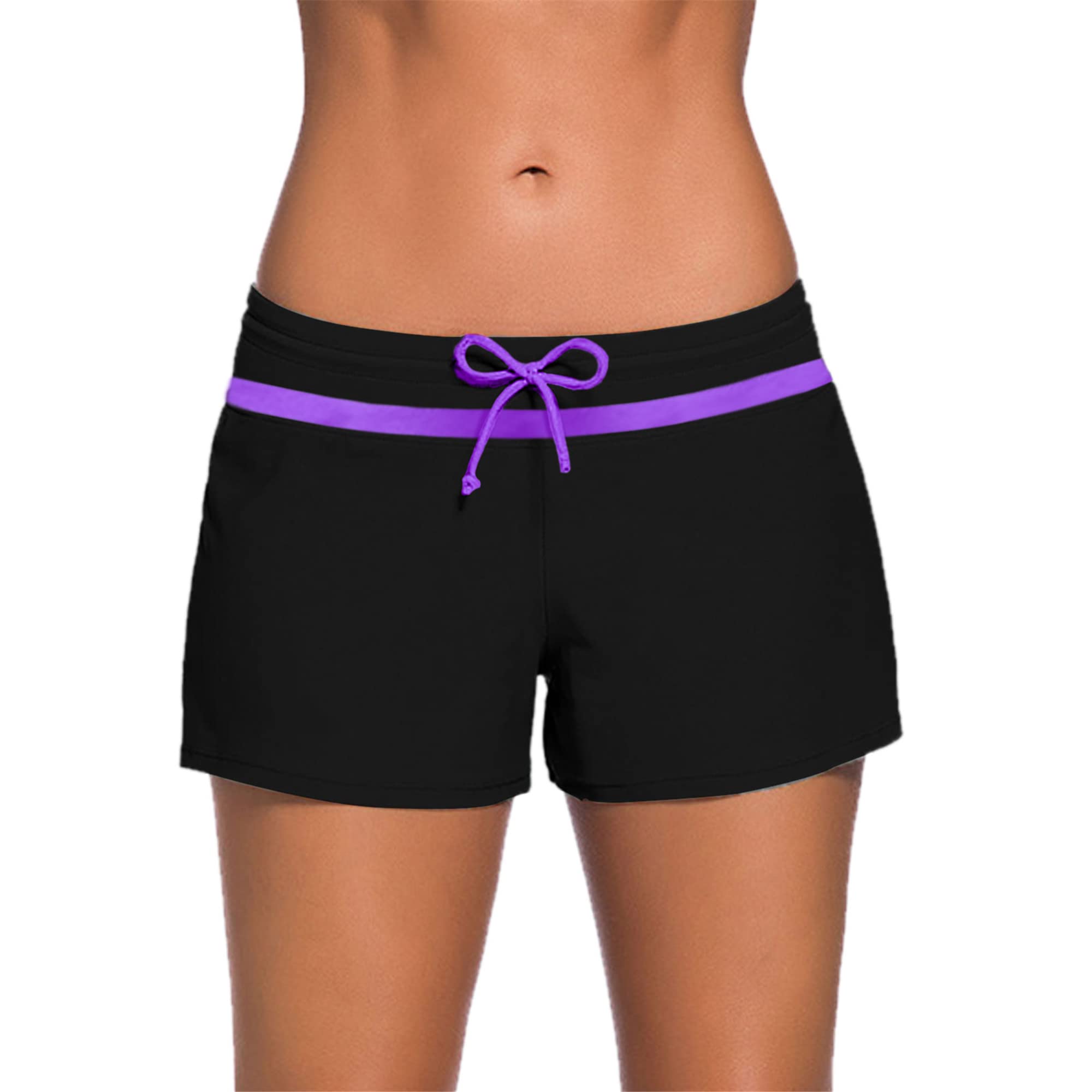 Pantaloncini da Bagno Donna Estate Protezione UV Pantaloncino da Nuoto Asciugatura Rapida Pantaloncini da Tavola Elegante Boyleg Style Pantaloncini da Spiaggia Donna Sportivo Costumi da Bagno