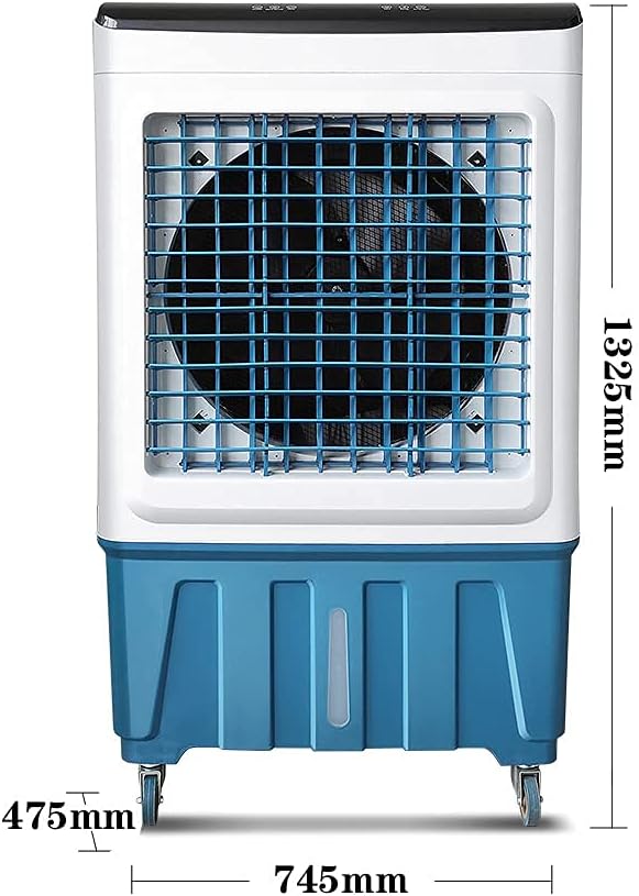 Air Cooler Commercial Air Conditioning Fan 3 Speeds Rapid Cooling Sturdy Body Humidification Purification Cooling Suitable for Factories Farms and Other Large Spaces. Size: 595×410×11 (460×360×1