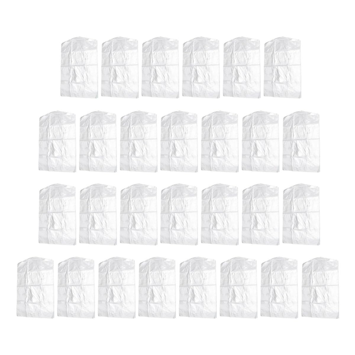 100 Fundas Reutilizables para Ropa de Pp, Bolsas Colgantes para Limpieza en Seco, Protección contra Polvo, Convenientes para Almacenar Prendas