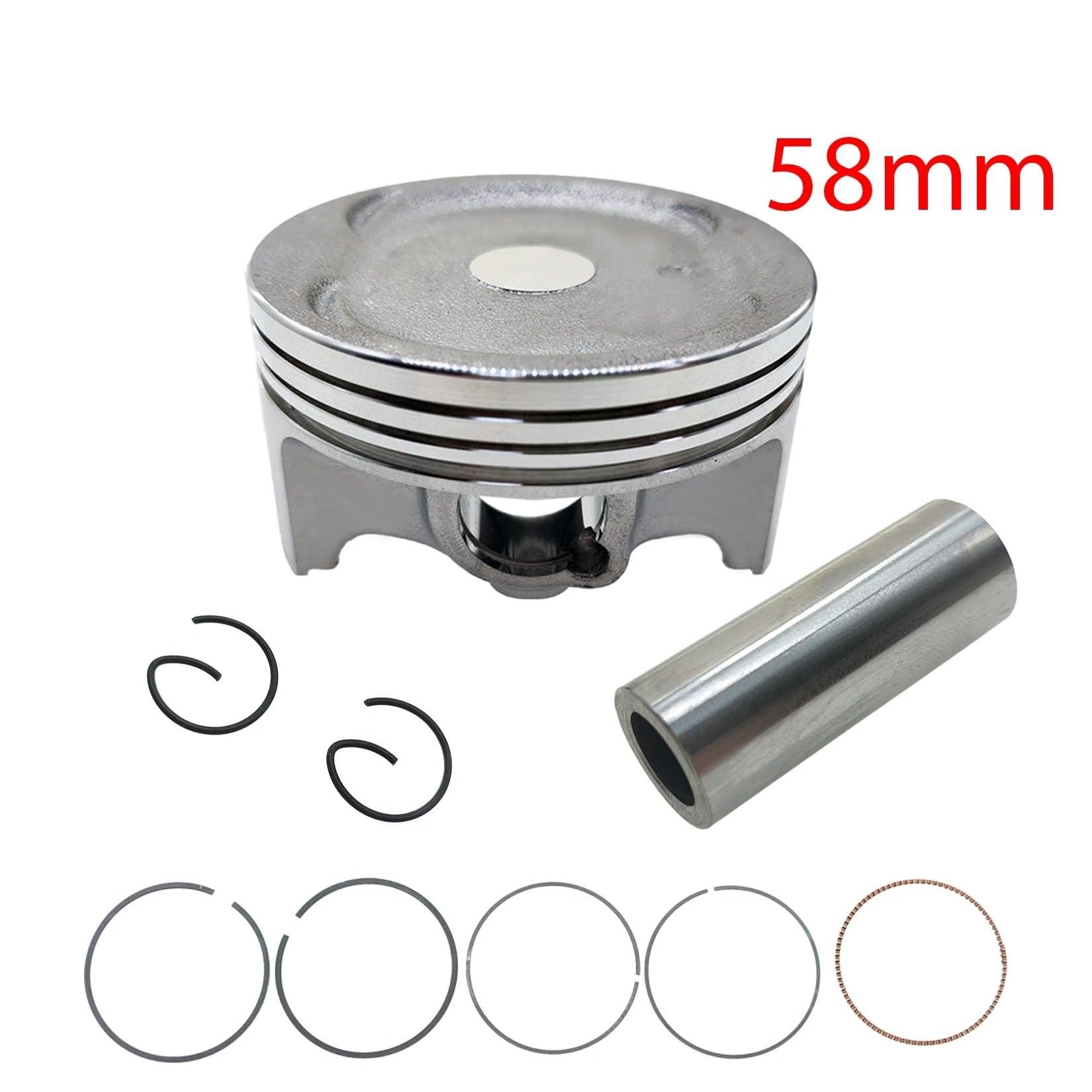 Cilindro Motosierra 58mm STD Para NMAX155 Para NMAX Para Aerox Para Tricity 155 GPD150-A 2DP-E1631-00 B63-E1603-00 Juego Anillos Pistón Cilíndrico Pistón | Piston Set