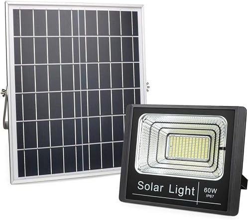 60W Solar flood Light & remote