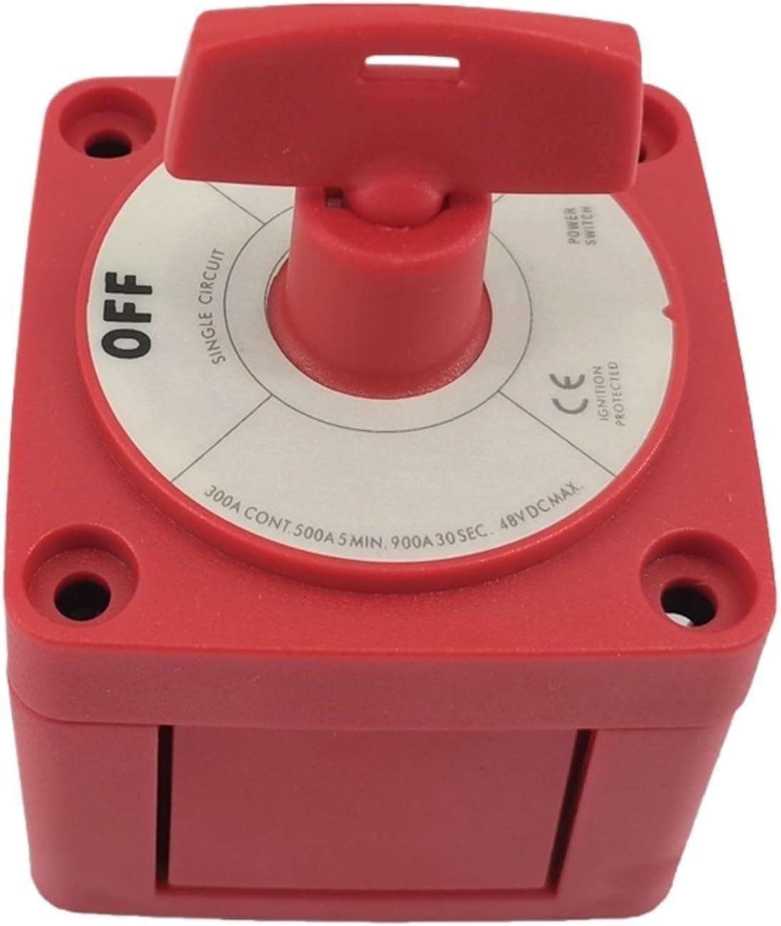 Boat Sea Sytems 6004 m-Series Battery Switch ON/Off Locking, Red Rv Yacht Power Off Switch Main Power Switch Battery Switch