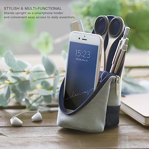 Miniatura 3 de Sonic Utlim Sma-Sta - Estuche de lona para bolígrafos y bolígrafo Pentel Infree, bolsa de maquillaje, estuche para lápices se convierte en soporte