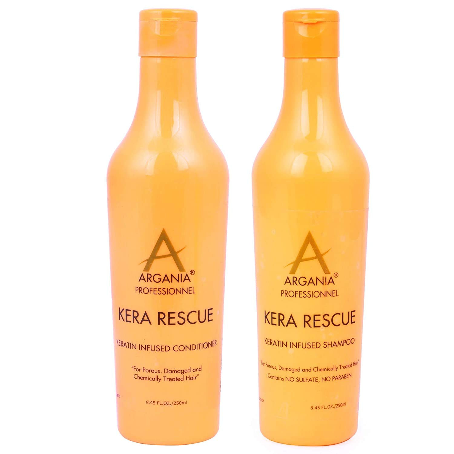 Reshine Mart||ARGANIA Kera rescue Keratin SHAMPOO 250ml & CONDITIONER 250ml (Pack Of 2)