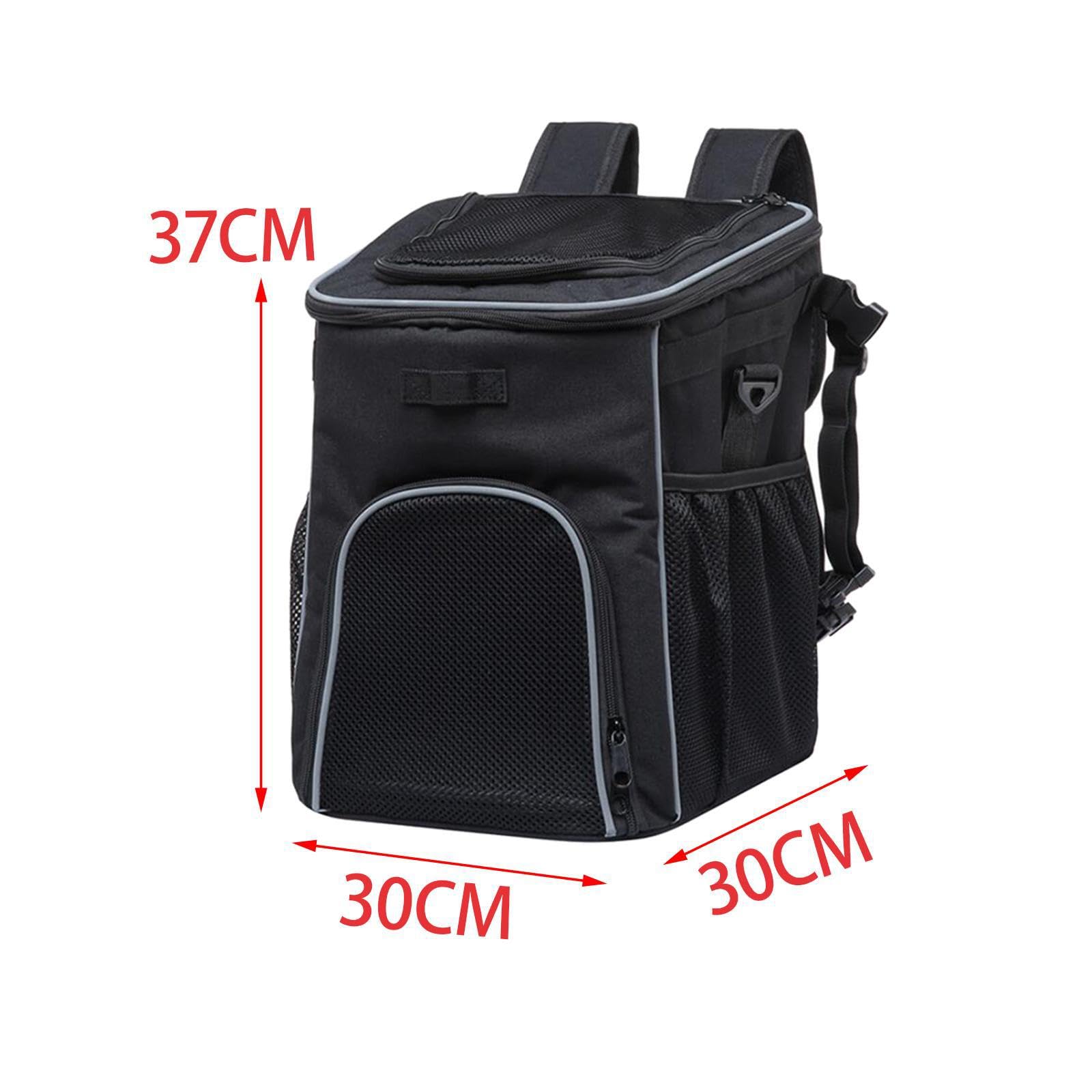 Zaino porta animali funzionale, borsa da viaggio con rete, per escursioni, ciclismo, campeggio e passeggiate all'aperto, borsa da viaggio per conigli, zaino turistico, cestino per bicicletta