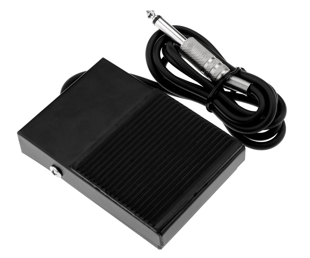 Micro Trader Black Iron And Rubber Square Tattoo Foot Pedal Switch Equipment Supply 5'Ft